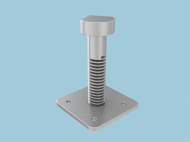 0210100297, AYAK AYARLI MONALIZA 140MM METL.KAPICINO