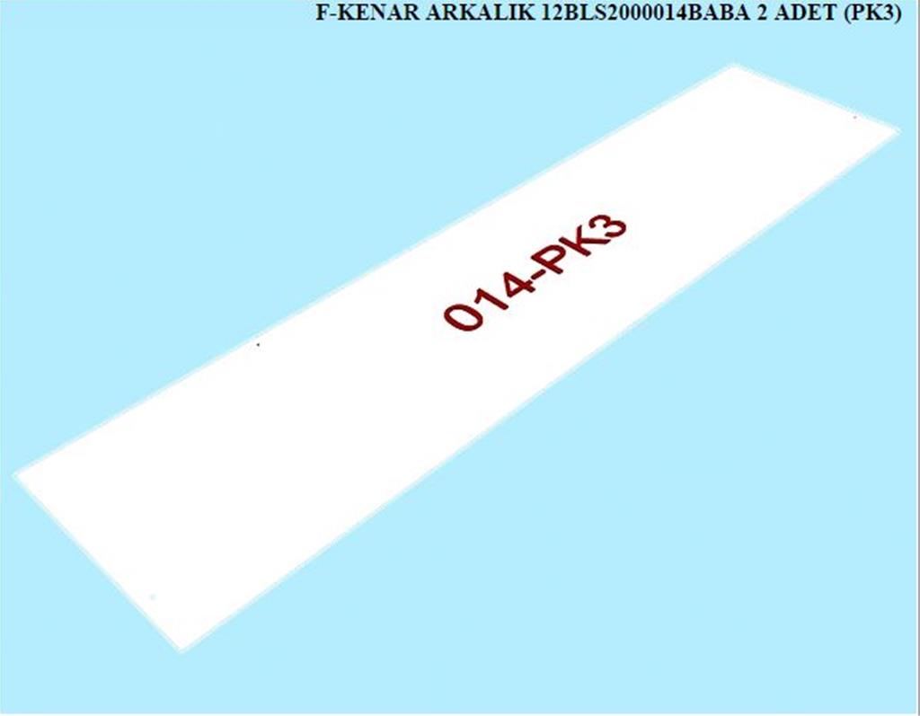 12BLS2000014BABA, SRG GRD KENAR ARKALIK / KREM (EN)