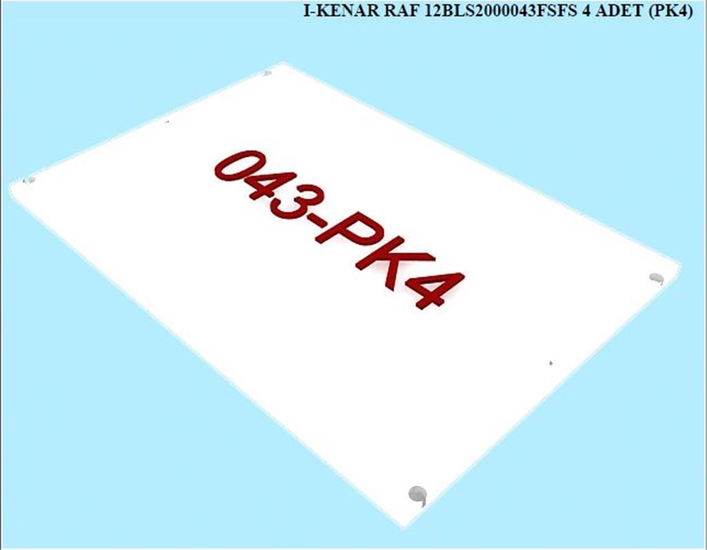 12BLS2000043FSFS, 6 KPL GRD KENAR RAF/FIL DISI (EN)