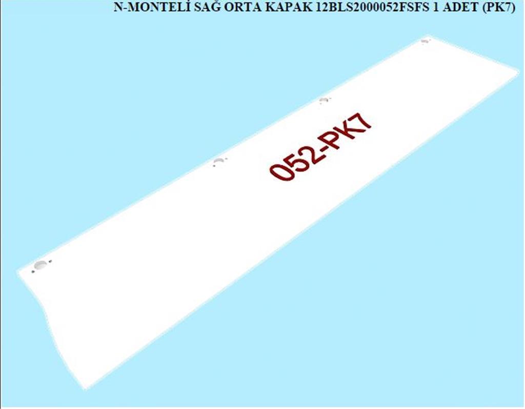 12BLS2000052FSFS, 6 KPL GRD MONTELI SAG ORTA KAPAK/FIL DIS (EN)