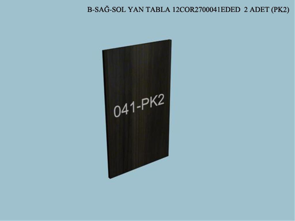 12COR2700041EDED, BUFE SAG-SOL YAN TABLA /CORDO.CEVIZ