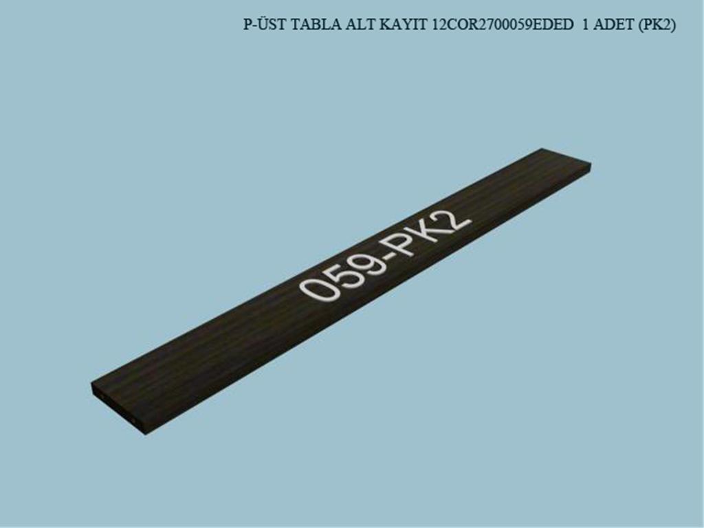 12COR2700059EDED, BUFE UST TABLA ALT KAYIT/CORD CEVIZ