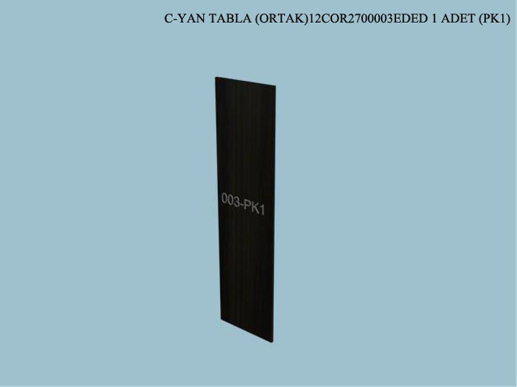 12COR2700003EDED, YAN TABLA ORTAK/CORDOBA CEVIZ