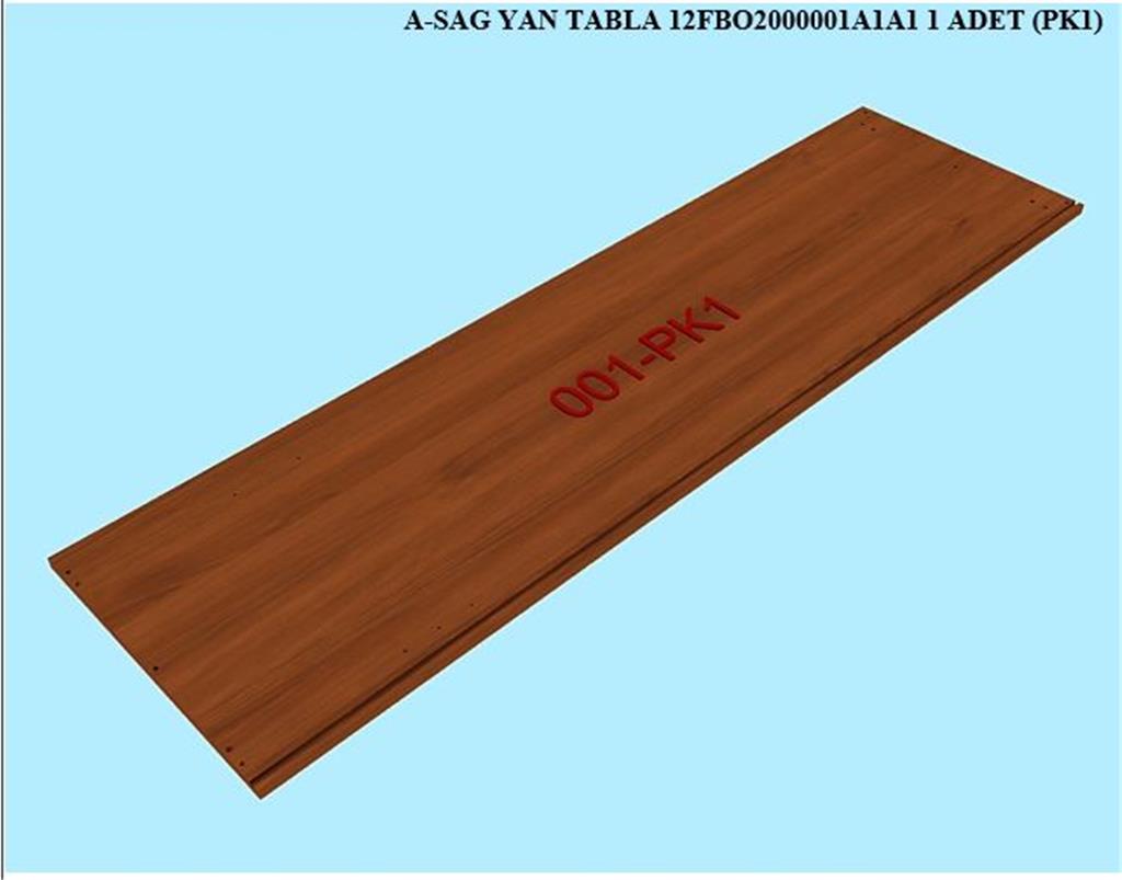 12FBO2000001A1A1, SRG GRD SAG YAN TABLA / ASPENDOS