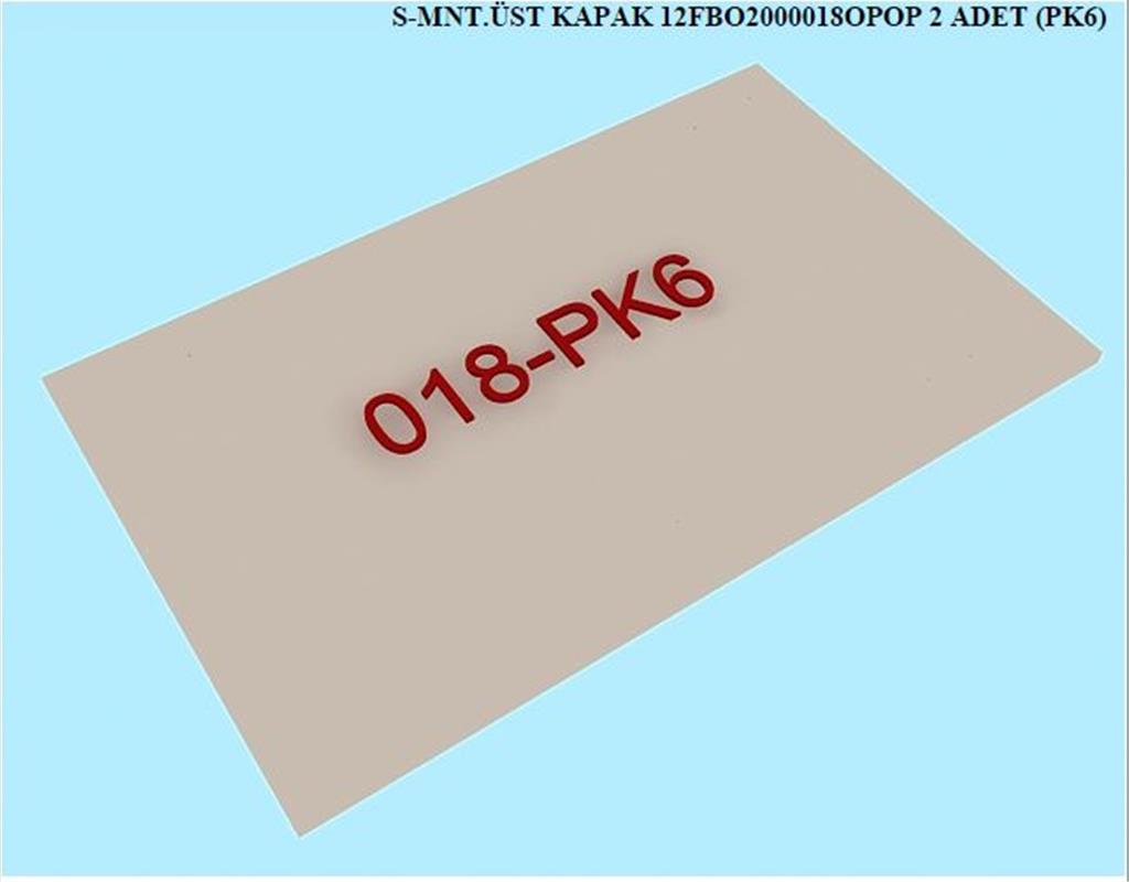 12FBO2000018OPOP, SRG GRD MONTELI ALT UST KAPAK / OPAK BEY