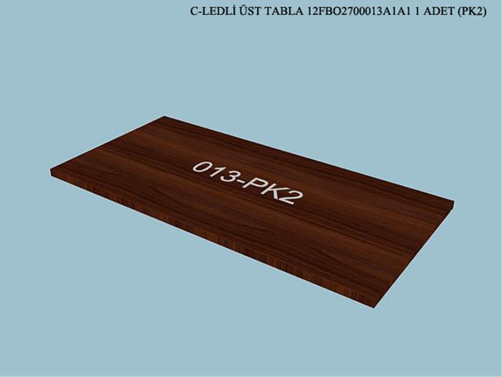 12FBO2700013A1A1, VITRIN LEDLI UST TABLA /ASPENDOS