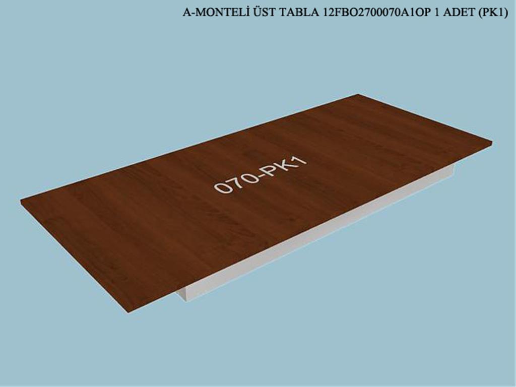 12FBO2700070A1OP, KTBL MASA MONTELI UST TABLA/ASPNDS.CVZ/O