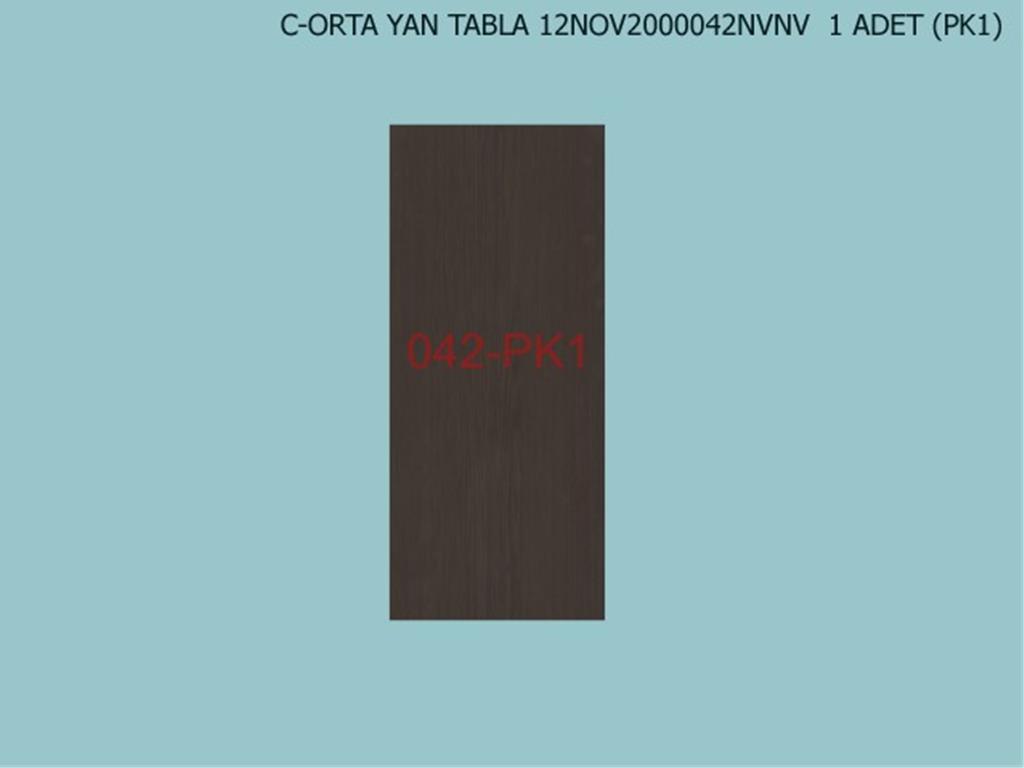 12NOV2000042OPOP, T.MASASI T.MAS ORTA YAN TABLA OPAK BEYA