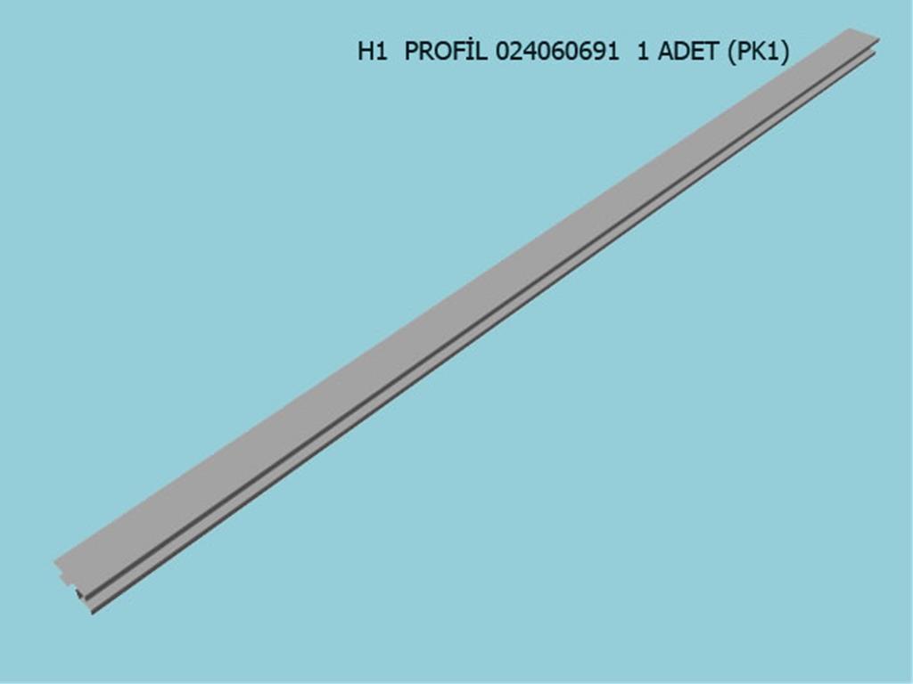 0240600691, PVC H1PRF 4MM RALL 9001_700MM (EN)