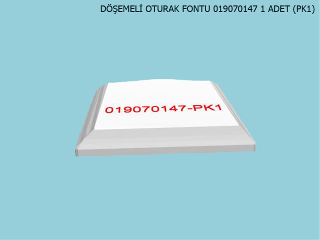 019070147, DÖŞEMELİ OTURAK FONTU