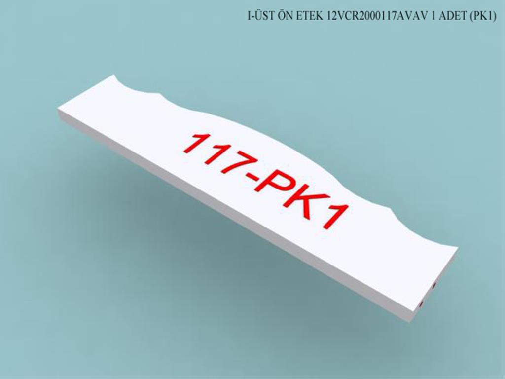 12VCR2000117AVAV, T.MASASI UST ON ETEK / BEYAZ (EN)