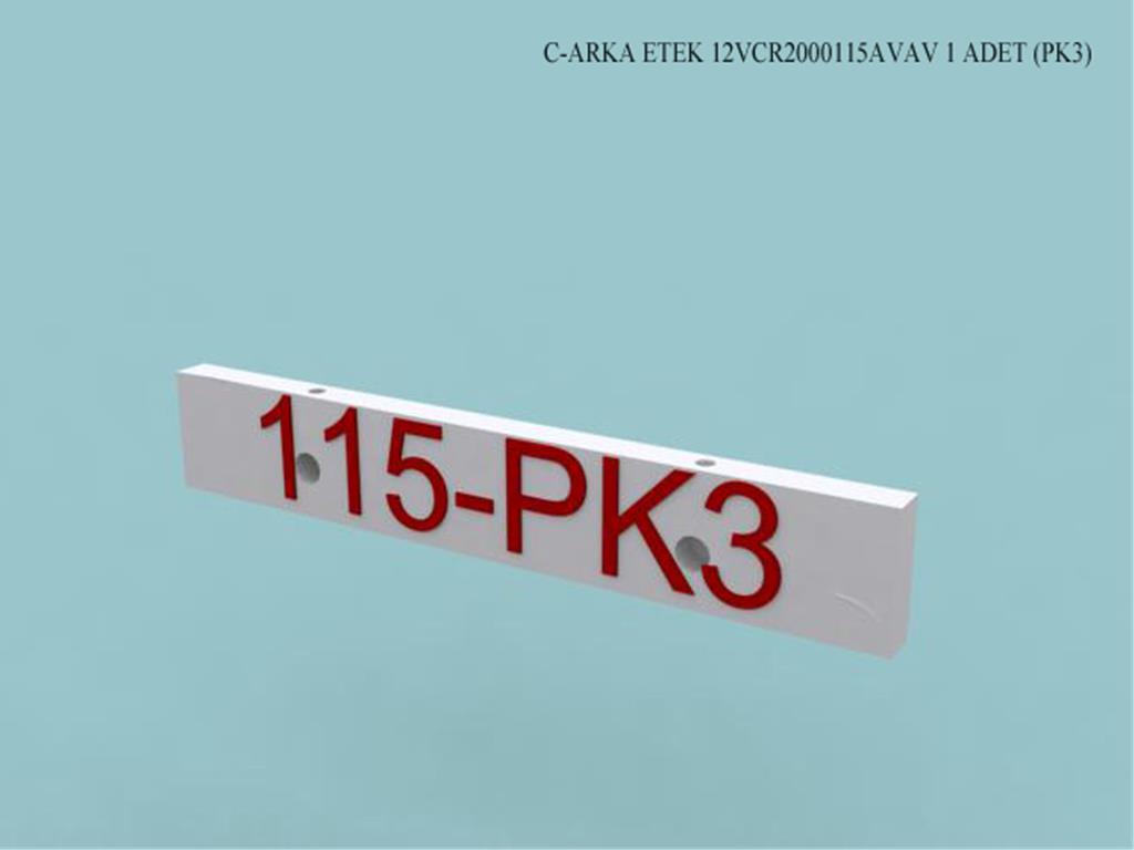 12VCR2000115AVAV, T.MASASI ARKA ETEK / BEYAZ (EN)