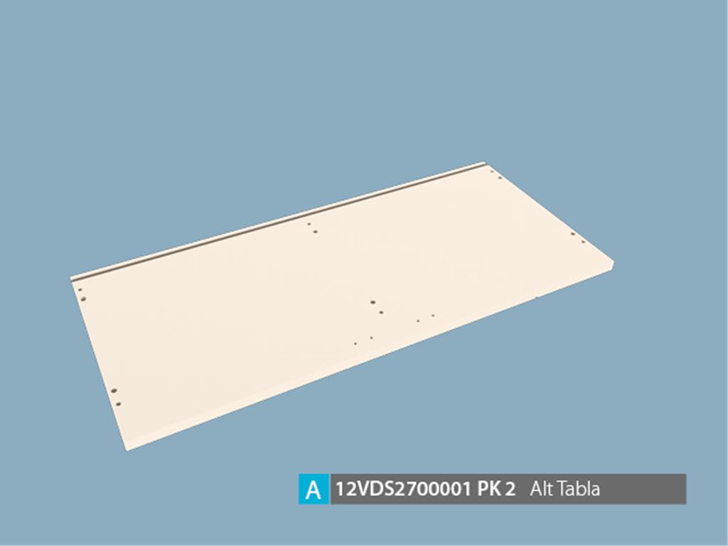 12VDS2700001OPOP, VİTRİN ALT TABLA/OPAK BEYAZ