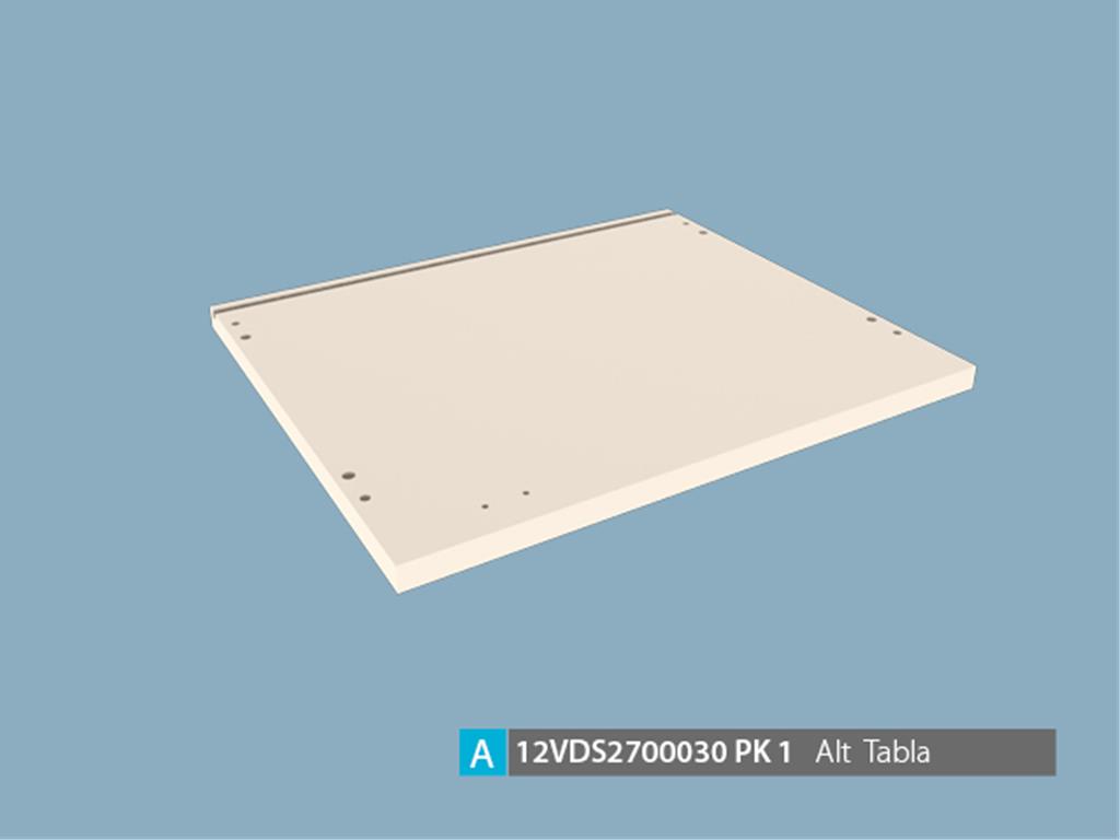 12VDS2700030OPOP, GÜMÜŞLÜK ALT TABLA/OPAK BEYAZ