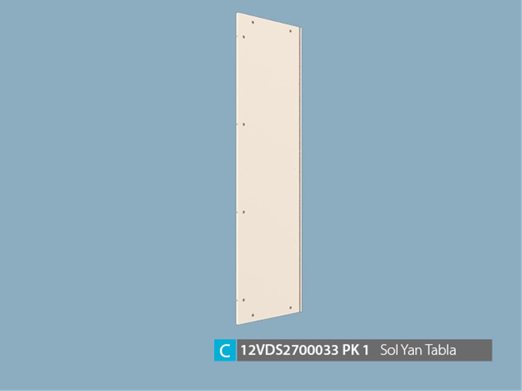 12VDS2700033OPOP, GÜMÜŞLÜK SOL YAN TABLA/OPAK BEYAZ
