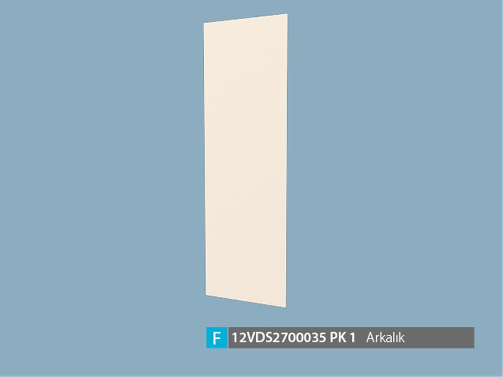 12VDS2700035BABA, VİTRİN ARKALIK/KREM