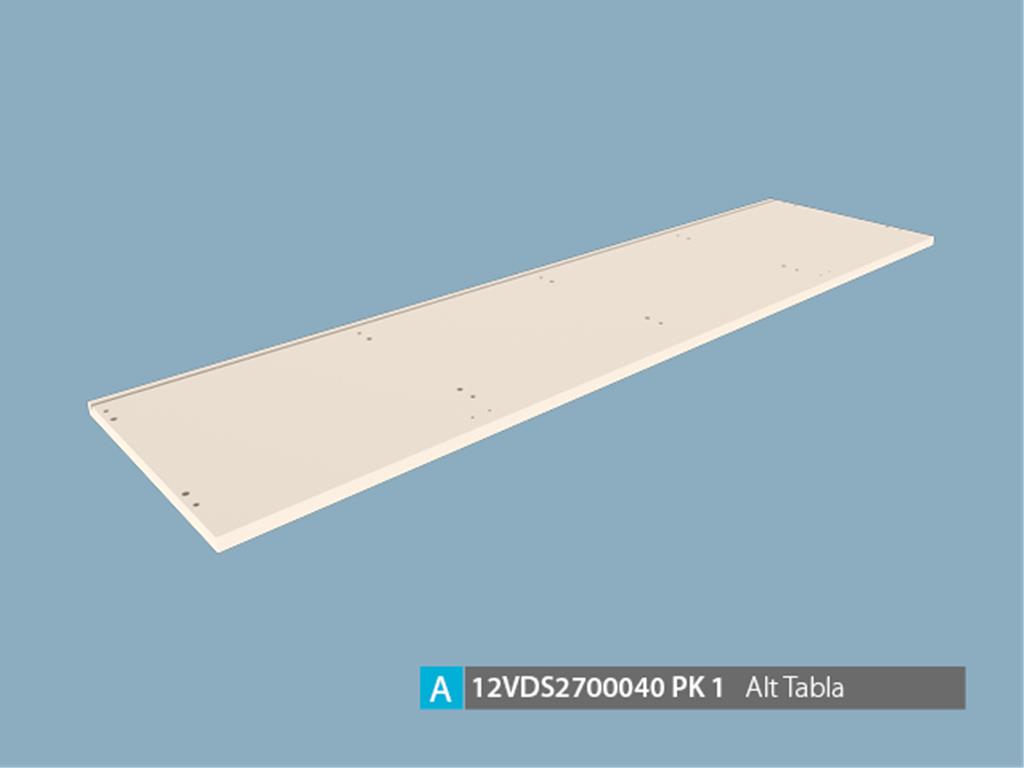 12VDS2700040OPOP, BÜFE ALT TABLA/OPAK BEYAZ