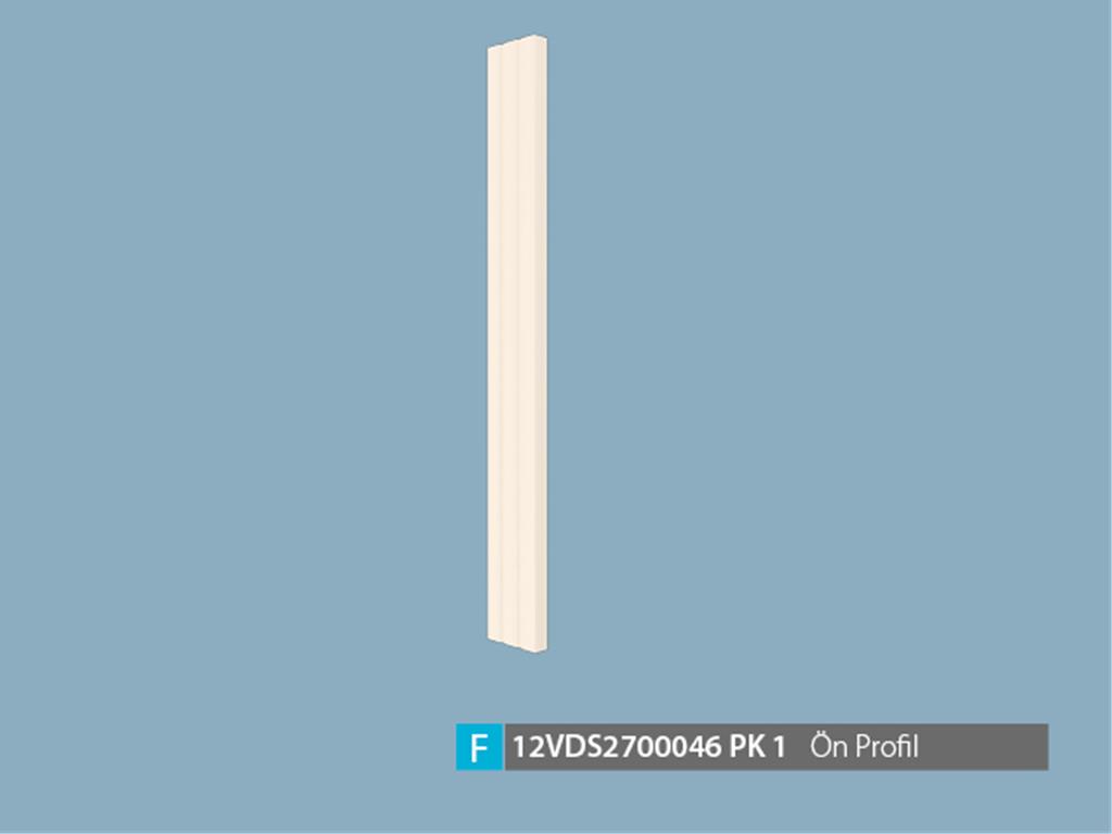 12VDS2700046OPOP, BÜFE ÖN PROFİL/OPAK BEYAZ