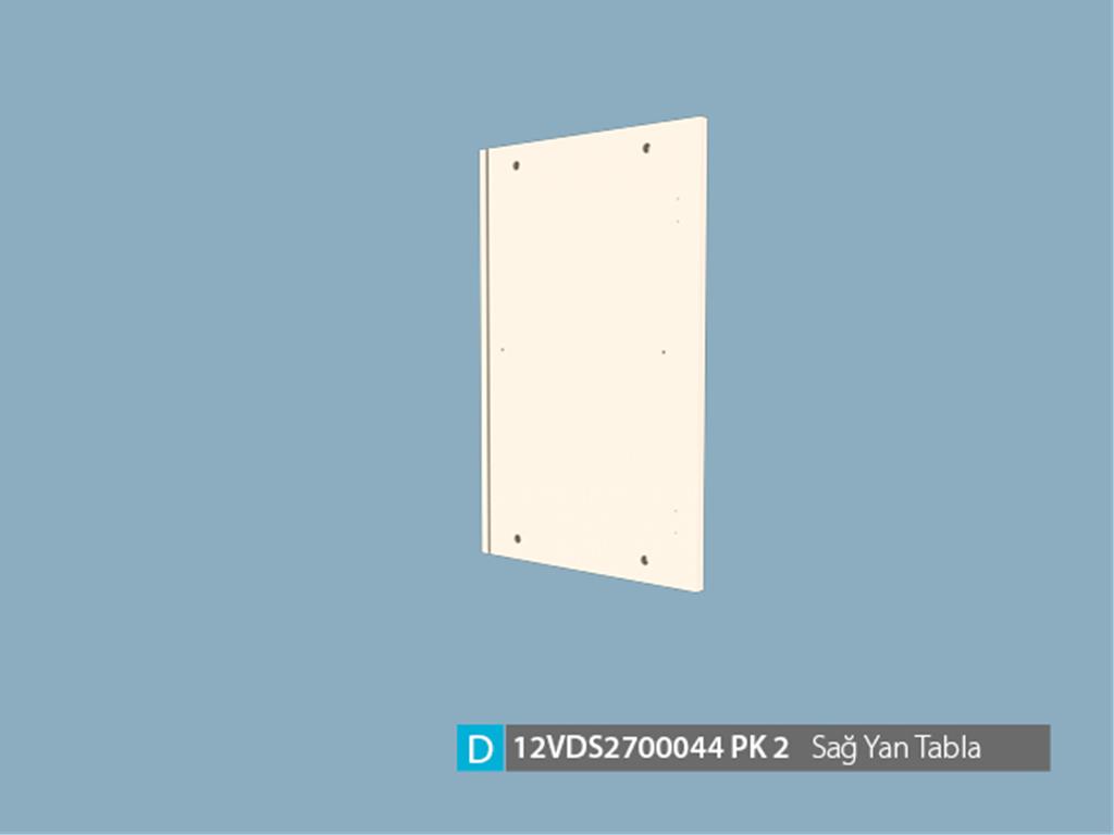 12VDS2700044OPOP, BÜFE SAG YAN TABLA/OPAK BEYAZ