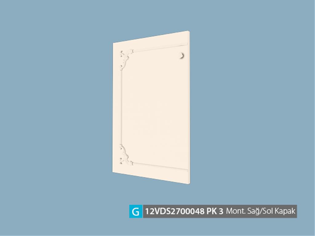 12VDS2700048OPOP, BÜFE MNT.SAG-SOL KAPAK/OPAK BEYAZ
