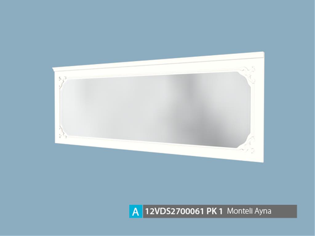 12VDS2700061OPOP, MONTELİ AYNA/OPAK BEYAZ