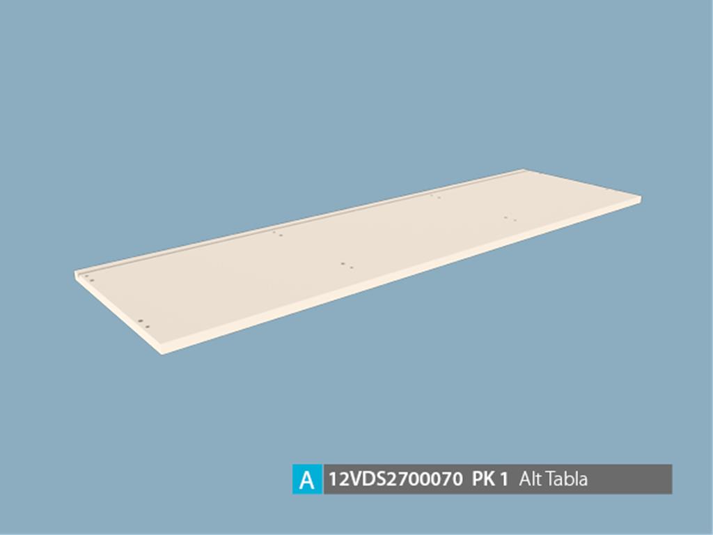 12VDS2700070OPOP, TV ÜNİTESİ.ALT TABLA/OPAK BEYAZ