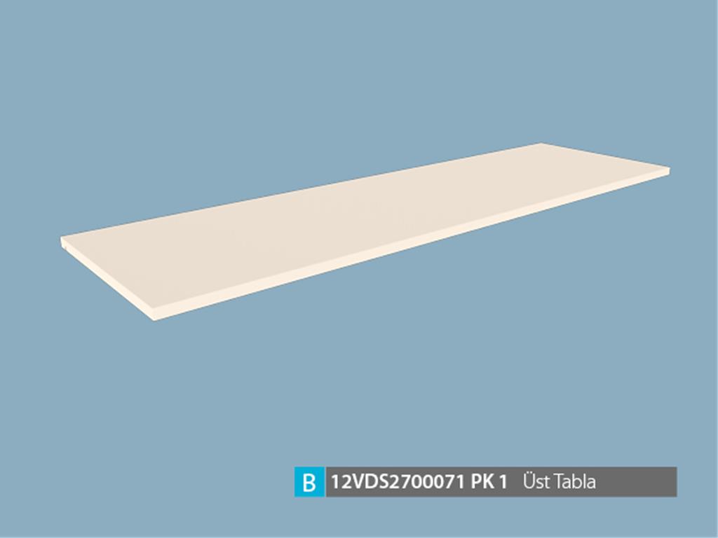 12VDS2700071OPOP, TV ÜNİTESİ.ÜST TABLA/OPAK BEYAZ