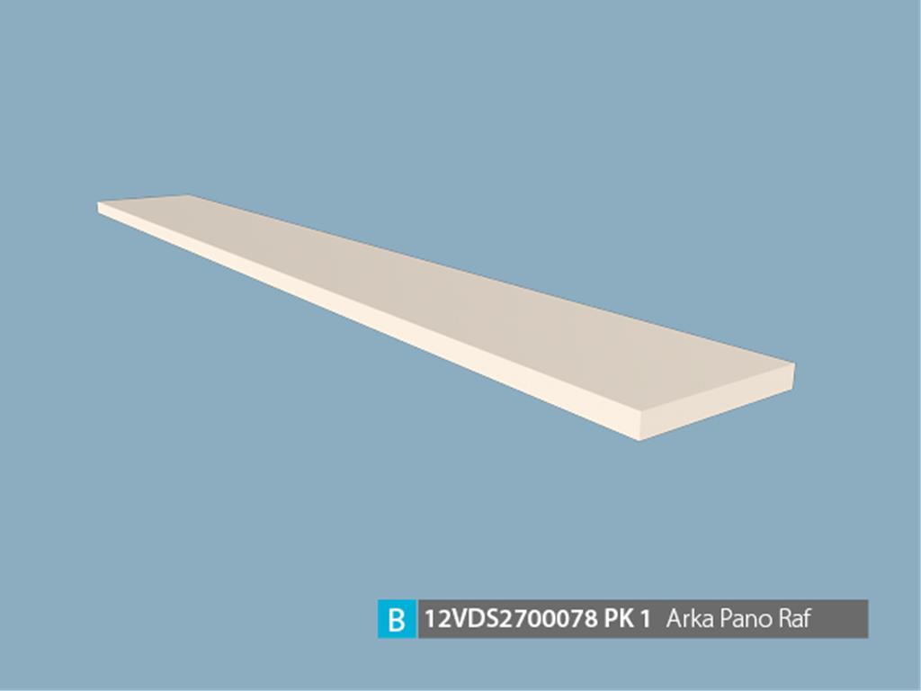 12VDS2700078OPOP, COMP.VİTRİN ÜST BÖLÜM RAF/OPAK BEYAZ