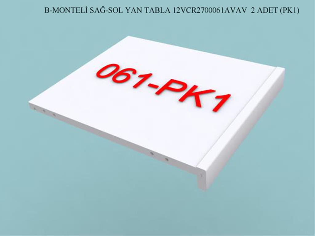 12VCR2700061AVAV, PLAZMA ALT  MNT.SAG-SOL YAN TABLA / BEYA