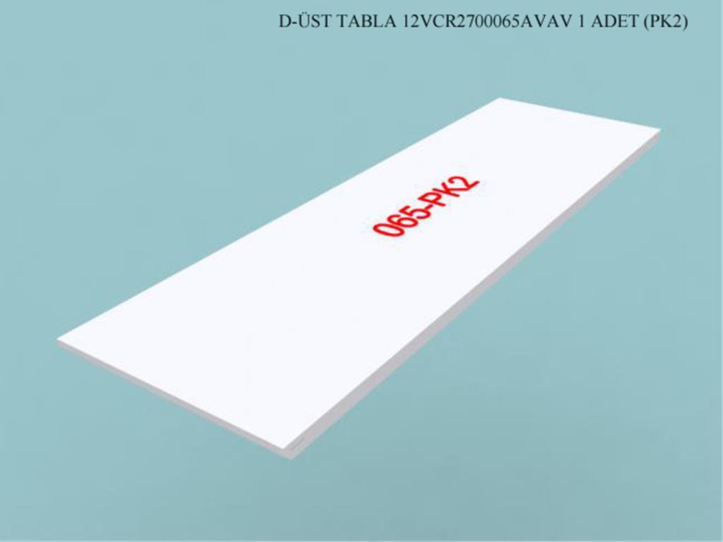12VCR2700065AVAV, PLAZMA ALT  UST TABLA / BEYAZ