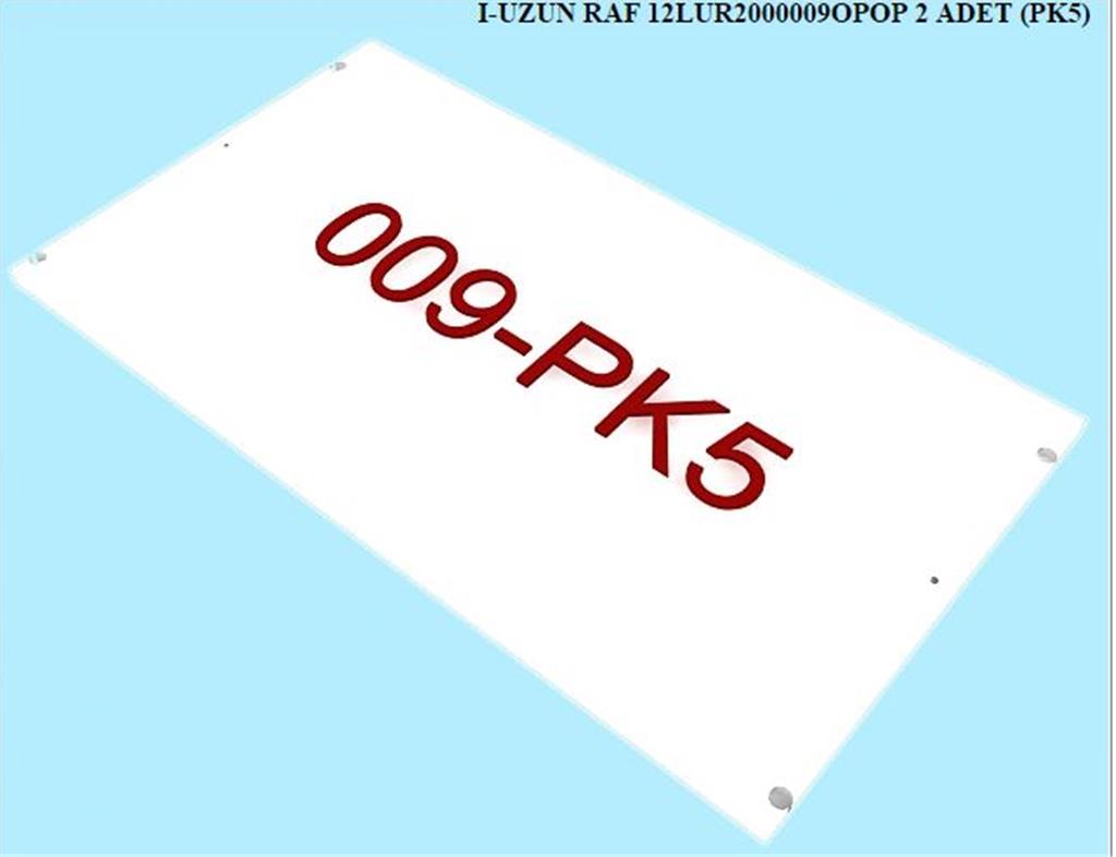 12LUR2000009OPOP, UZUN RAF/OPAK BEYAZ