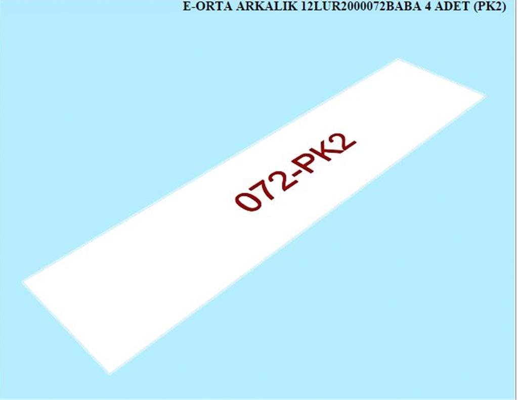 12LUR2000072BABA, 6 KPL GRD ORTA ARKALIK/KREM