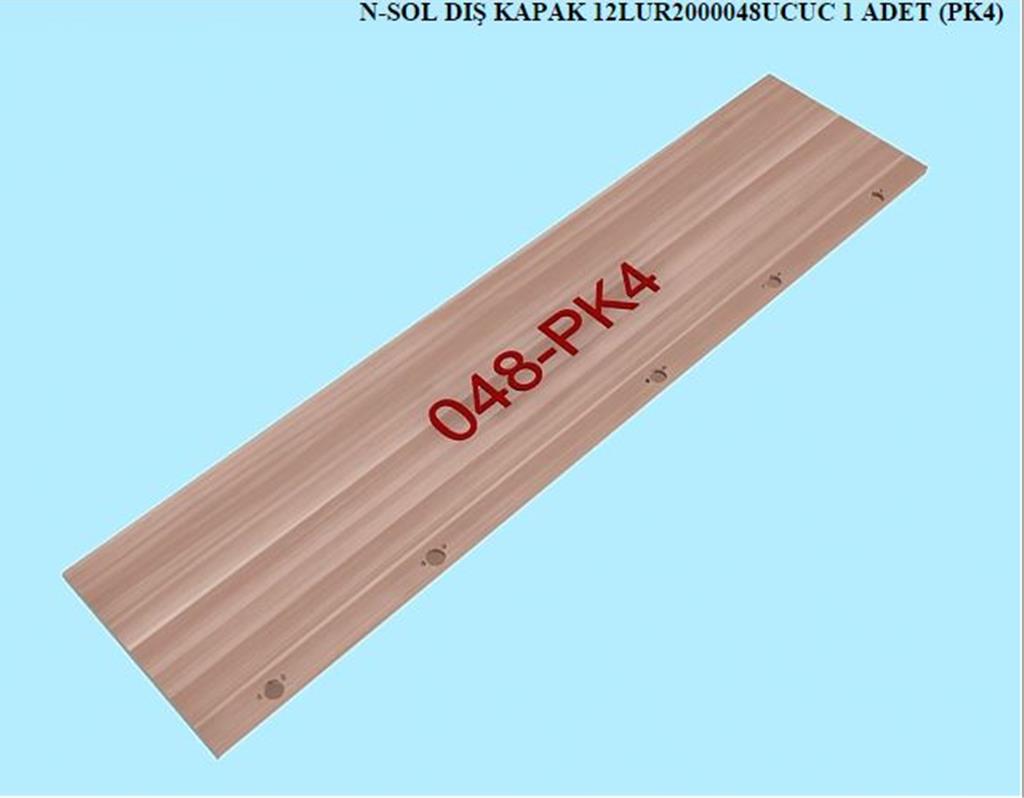 12LUR2000048UCUC, 5 KPL GRD SOL DIS KAPAK/LAURA AHSAP