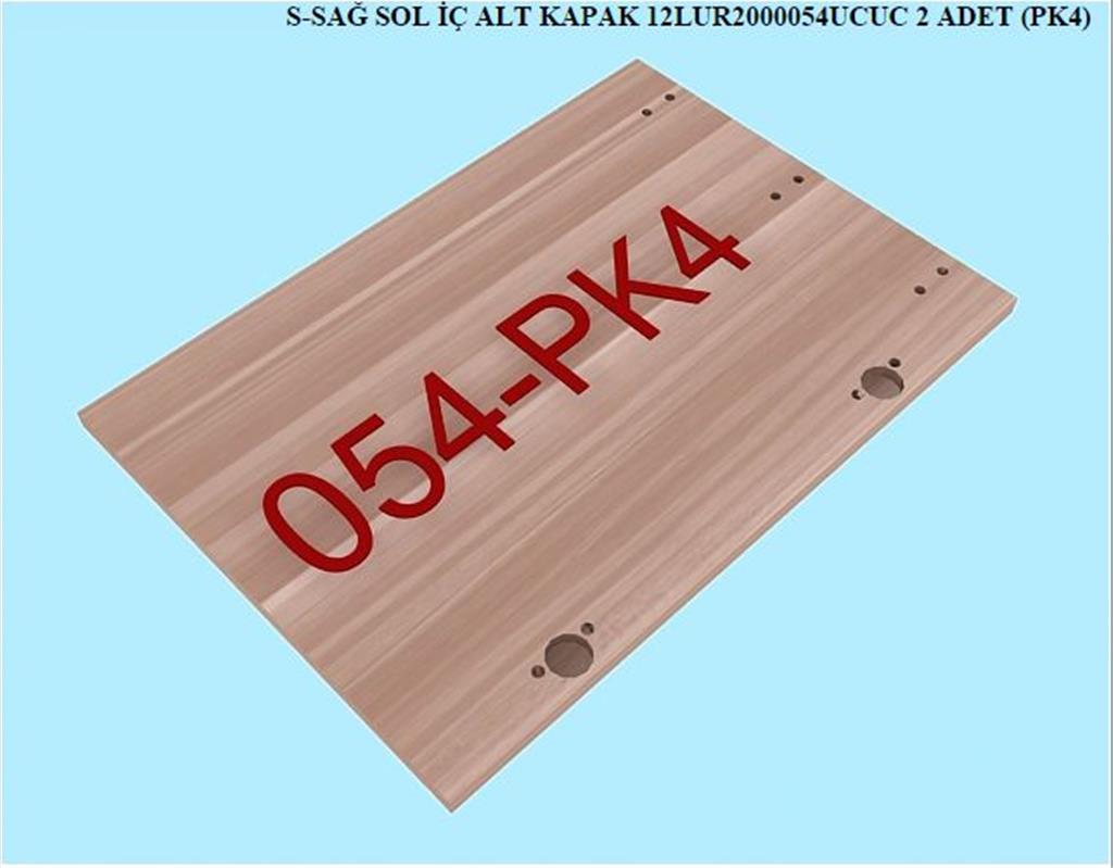 12LUR2000054UCUC, 5 KPL GRD SAG SOL IC ALT KAPAK/LAURA AHS
