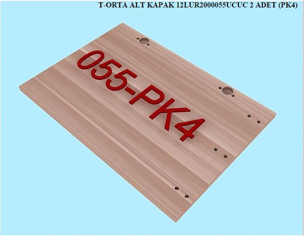 12LUR2000055UCUC, 5 KPL GRD ORTA ALT KAPAK/LAURA AHSAP