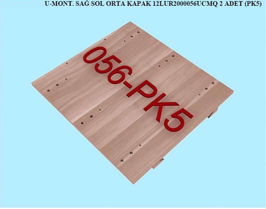 12LUR2000056UCMQ, 5 KPL GRD MONTELI SAG SOL ORTA KAPAK/LAU