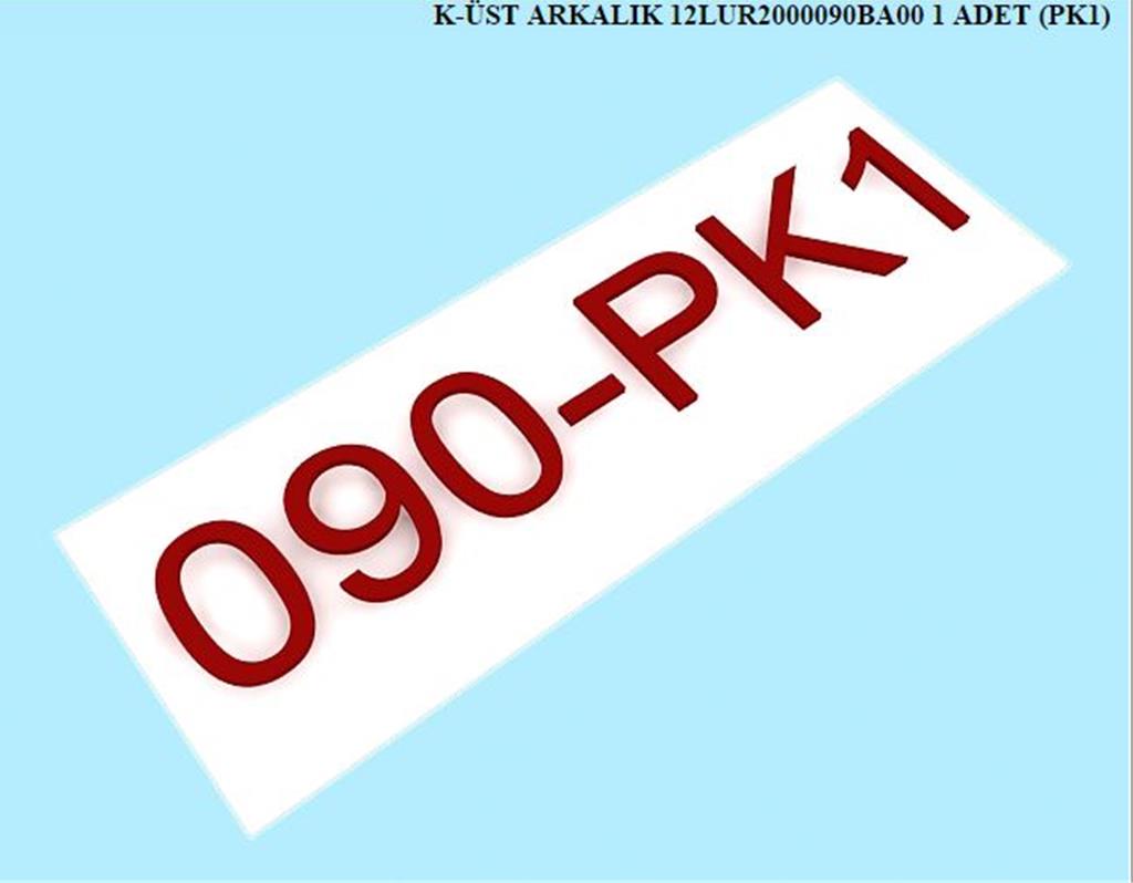 12LUR2000090BA00, UST ARKALIK/KREM