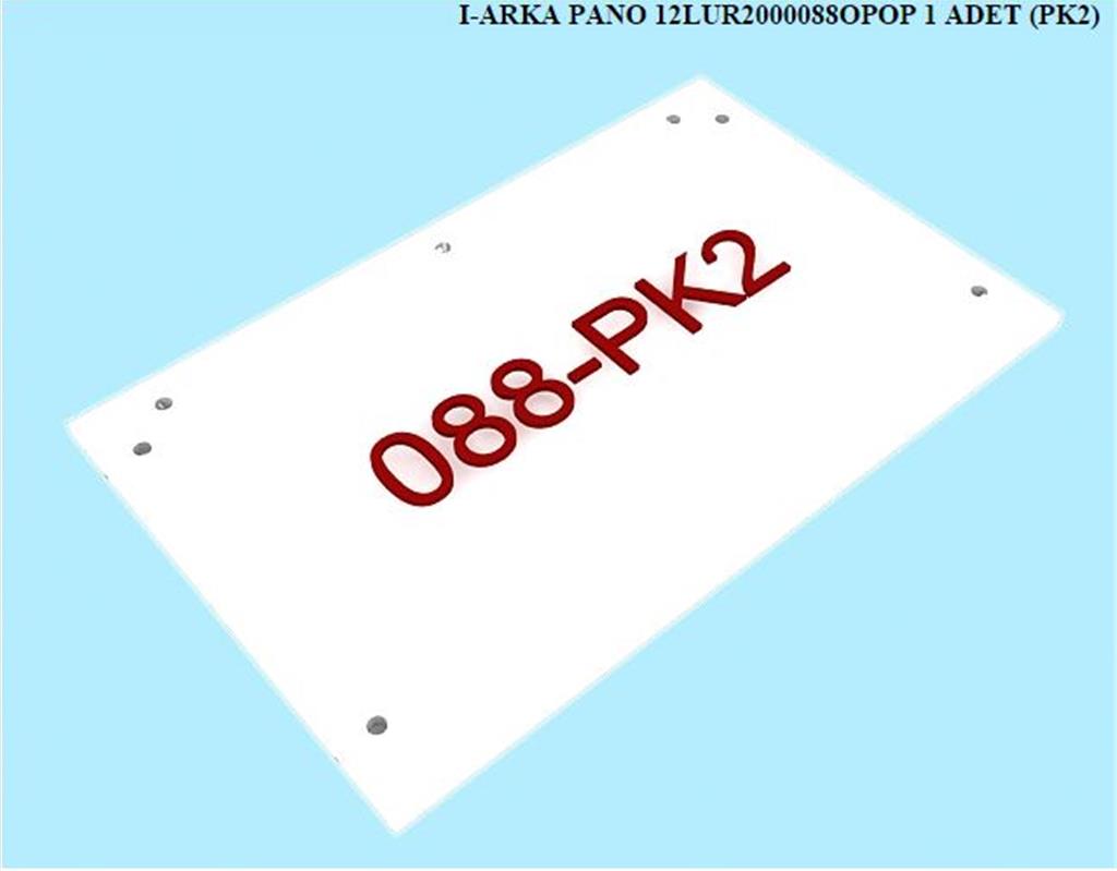 12LUR2000088OPOP, T.MASASI SOL ARKA PANO/OPAK BEYAZ