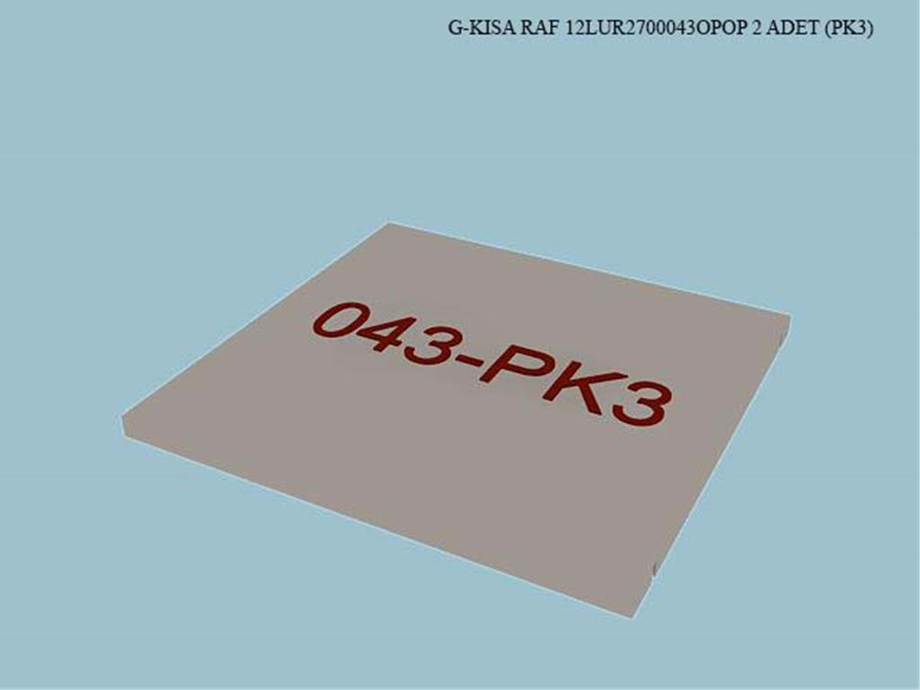 12LUR2700043OPOP, BUFE KISA RAF/OPAK BEYAZ
