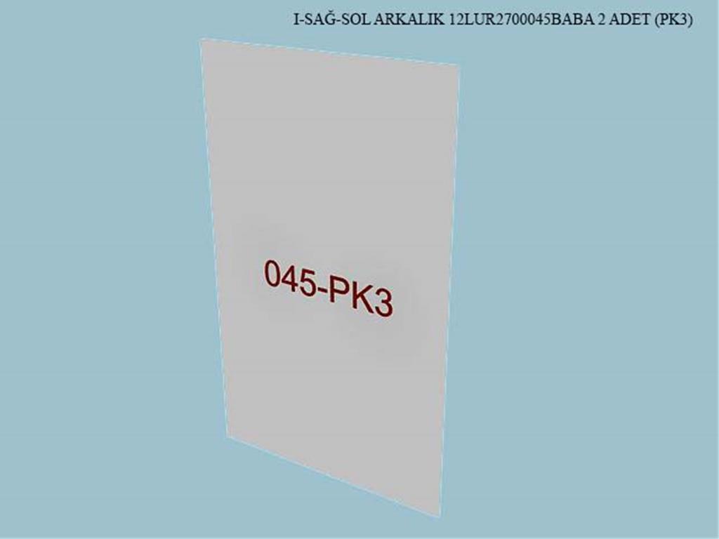 12LUR2700045BABA, BUFE SAG-SOL ARKALIK/KREM