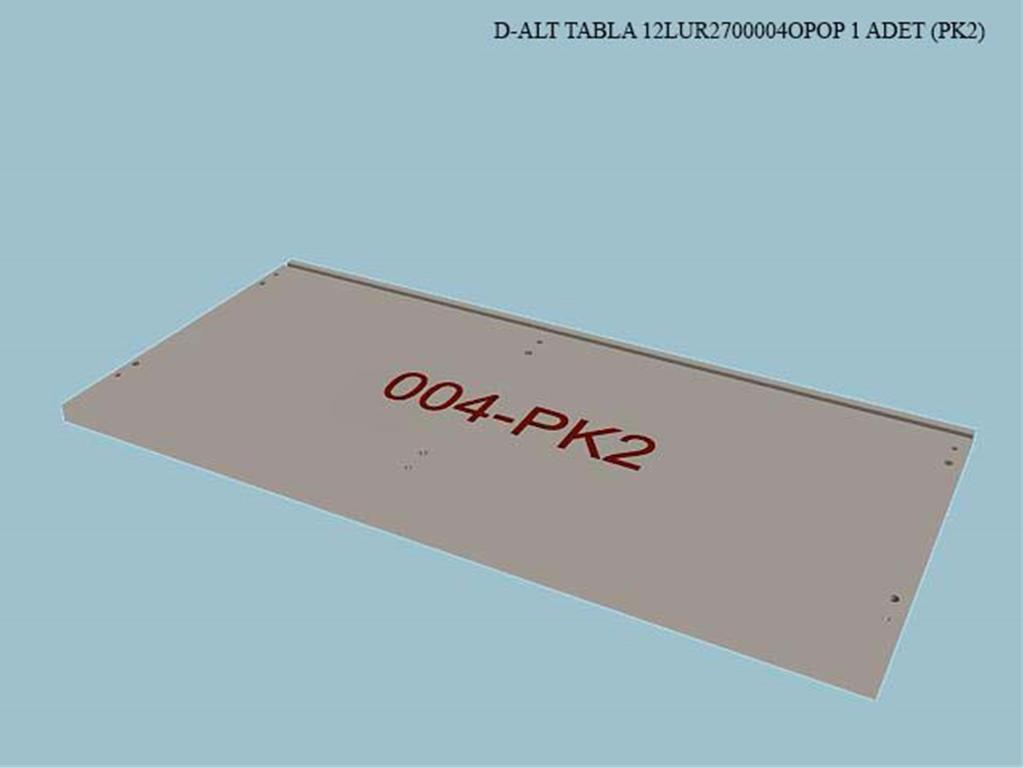 12LUR2700004OPOP, VITRIN ALT TABLA/OPAK BEYAZ