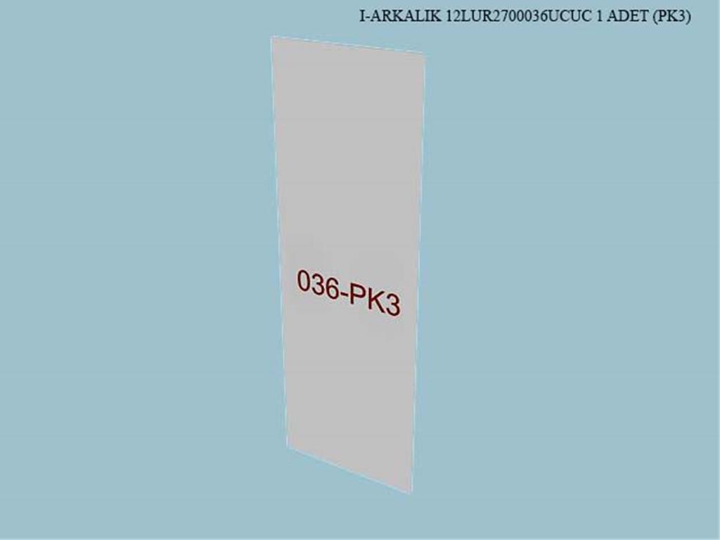 12LUR2700036UCUC, GUMUSLUK ARKALIK/LAURA AHSAP
