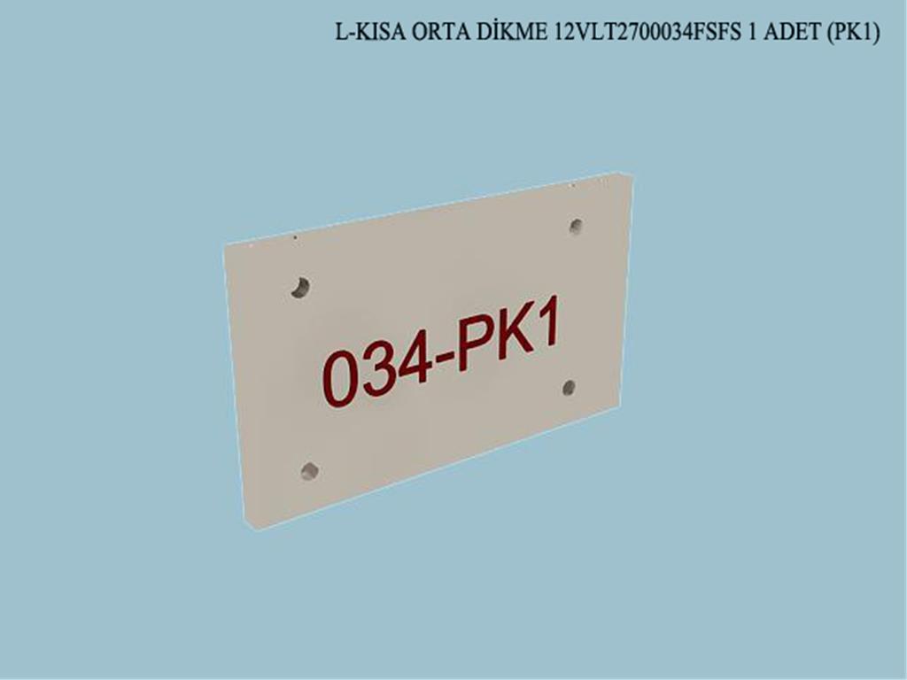 12VLT2700034FSFS, BUFE KISA ORTA DIKME / FILDISI