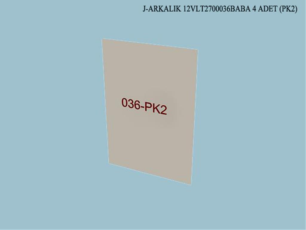 12VLT2700036BABA, BUFE ARKALIK / KREM