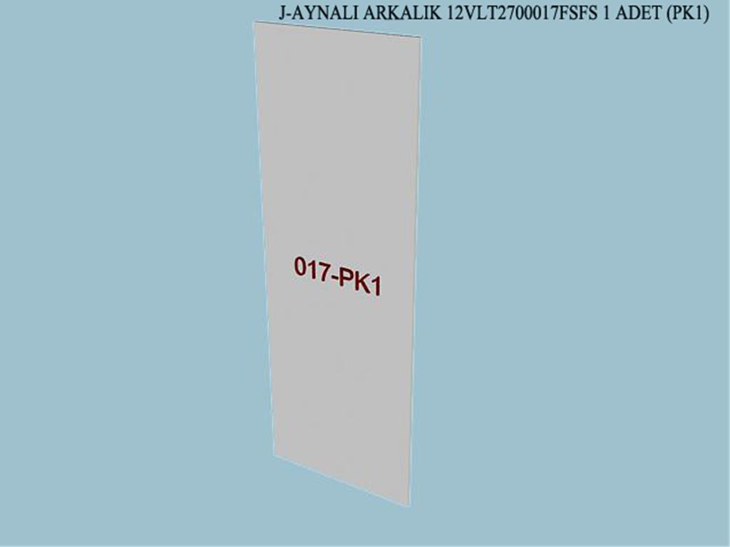 12VLT2700017FSFS, GUMUSLUK AYNALI ARKALIK/FILDISI