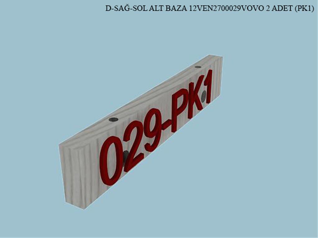 12VEN2700029VOVO, KOMP VITRIN ALT YAN BAZA/VENT.LDN.