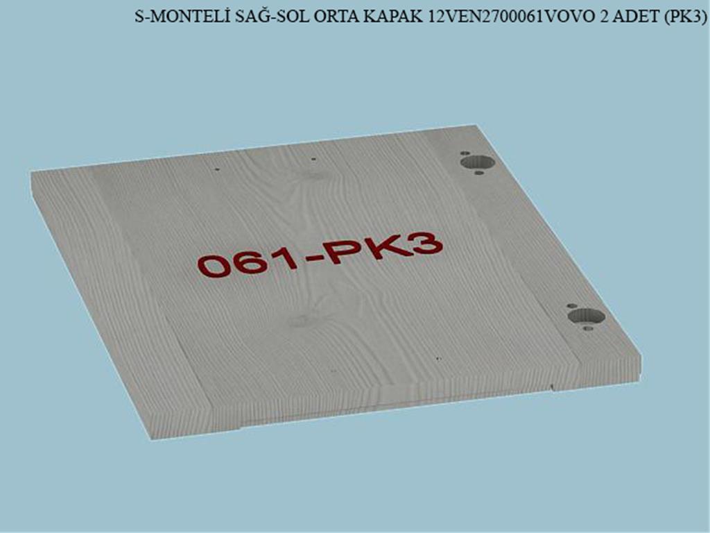 12VEN2700061VOVO, BUFE MNT. SAG SOL ORTA KAPAK/VENT.LDN.