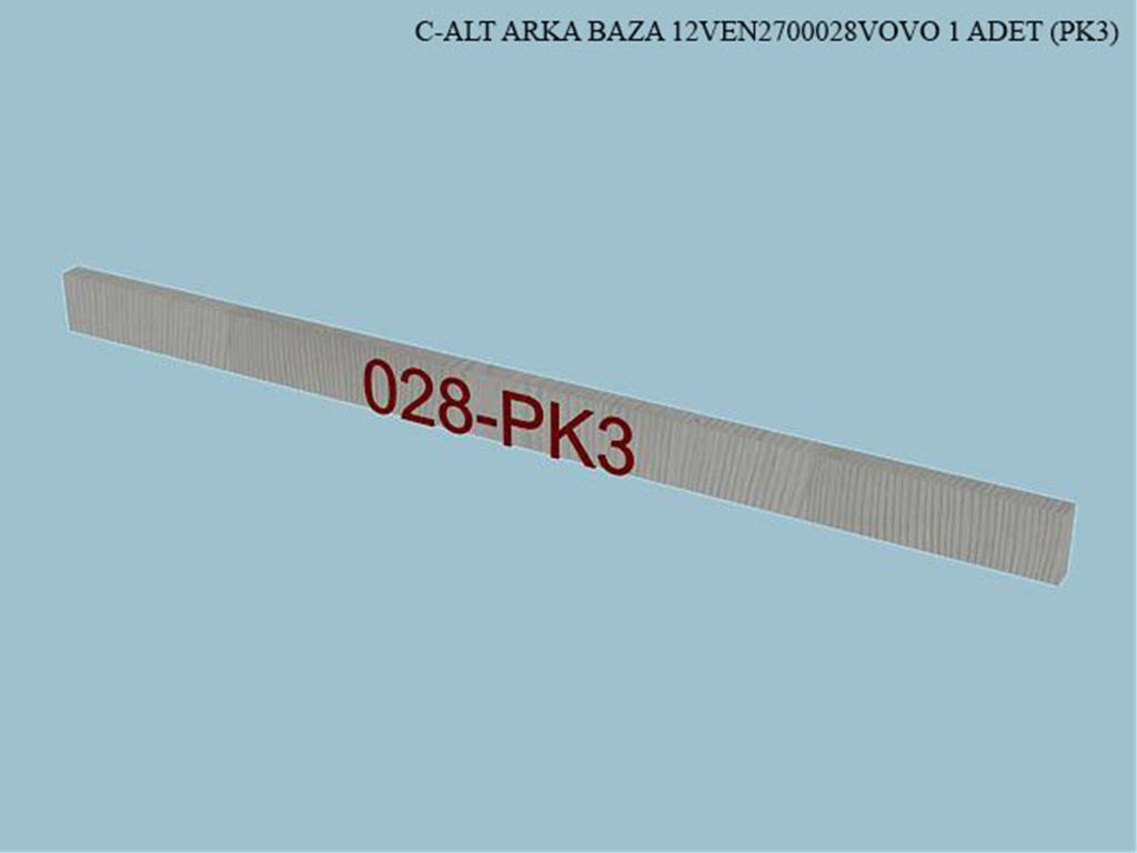 12VEN2700028VOVO, VITRIN ALT ARKA BAZA/VENT.LDN.