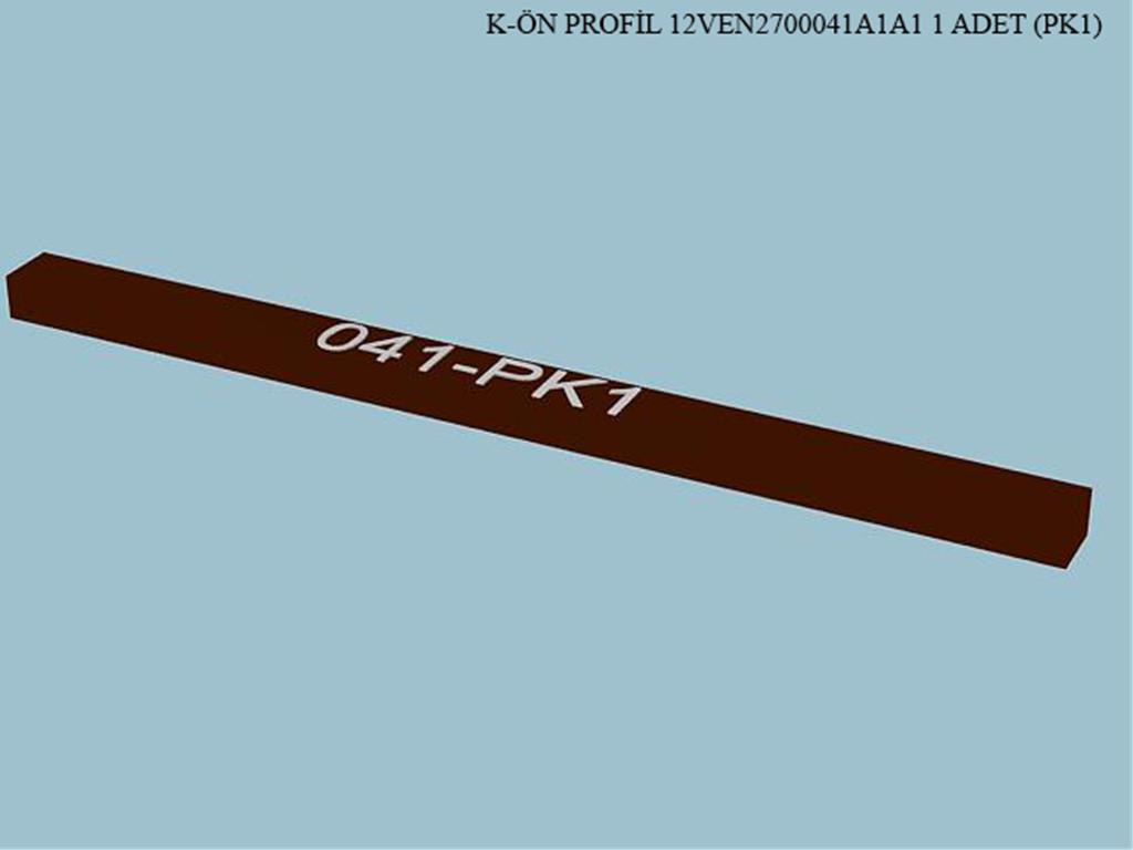 12VEN2700041A1A1, ON PROFIL/ASPS.CVZ.