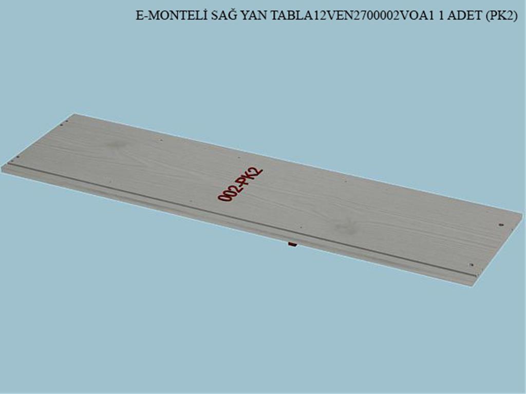 12VEN2700002VOA1, GUMUSLUK MONTELI SAG YAN TABLA/VENT.LDN.